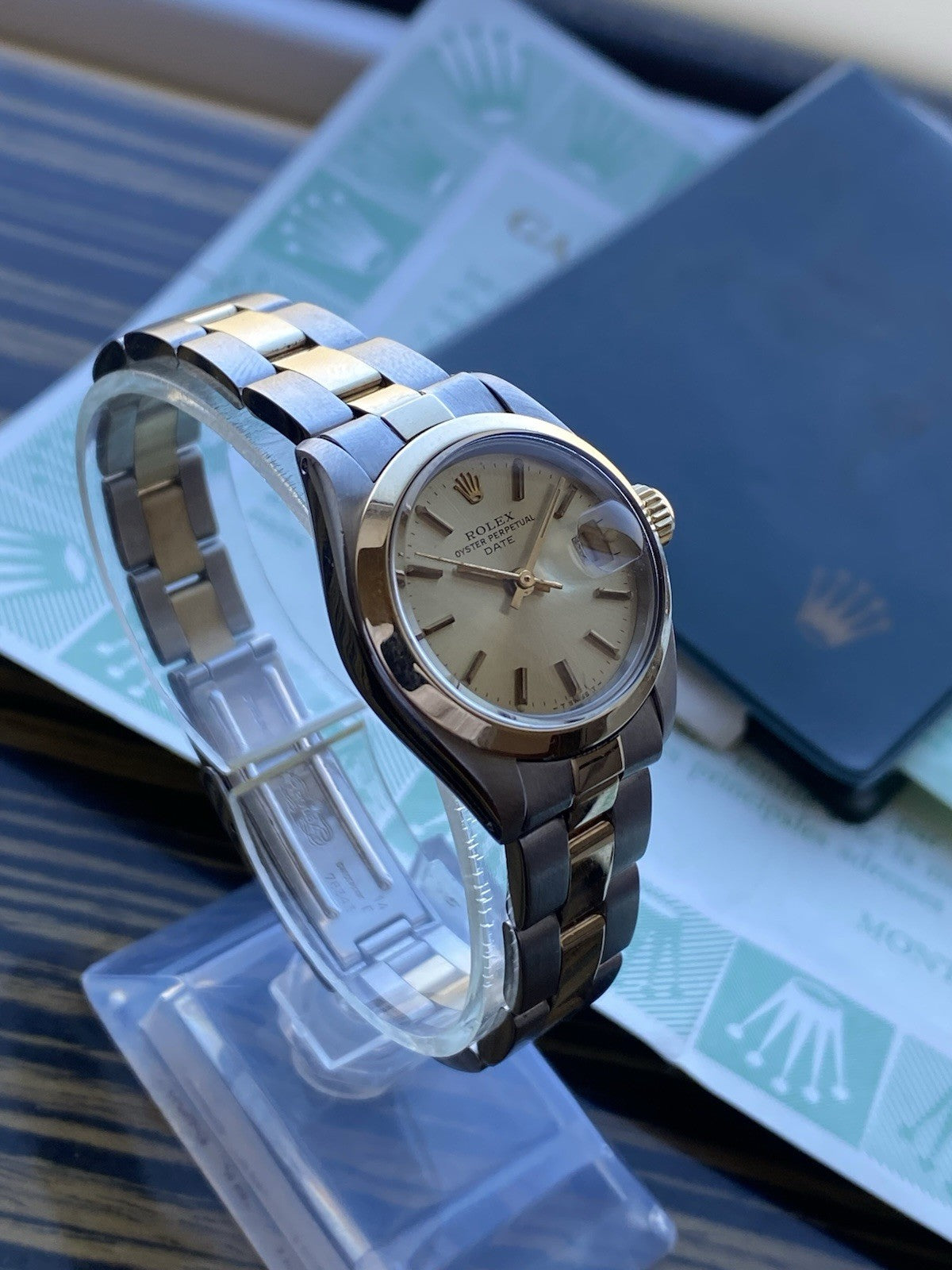 Rolex Oyster Perpetual Date Lady Vintage 26mm Watch