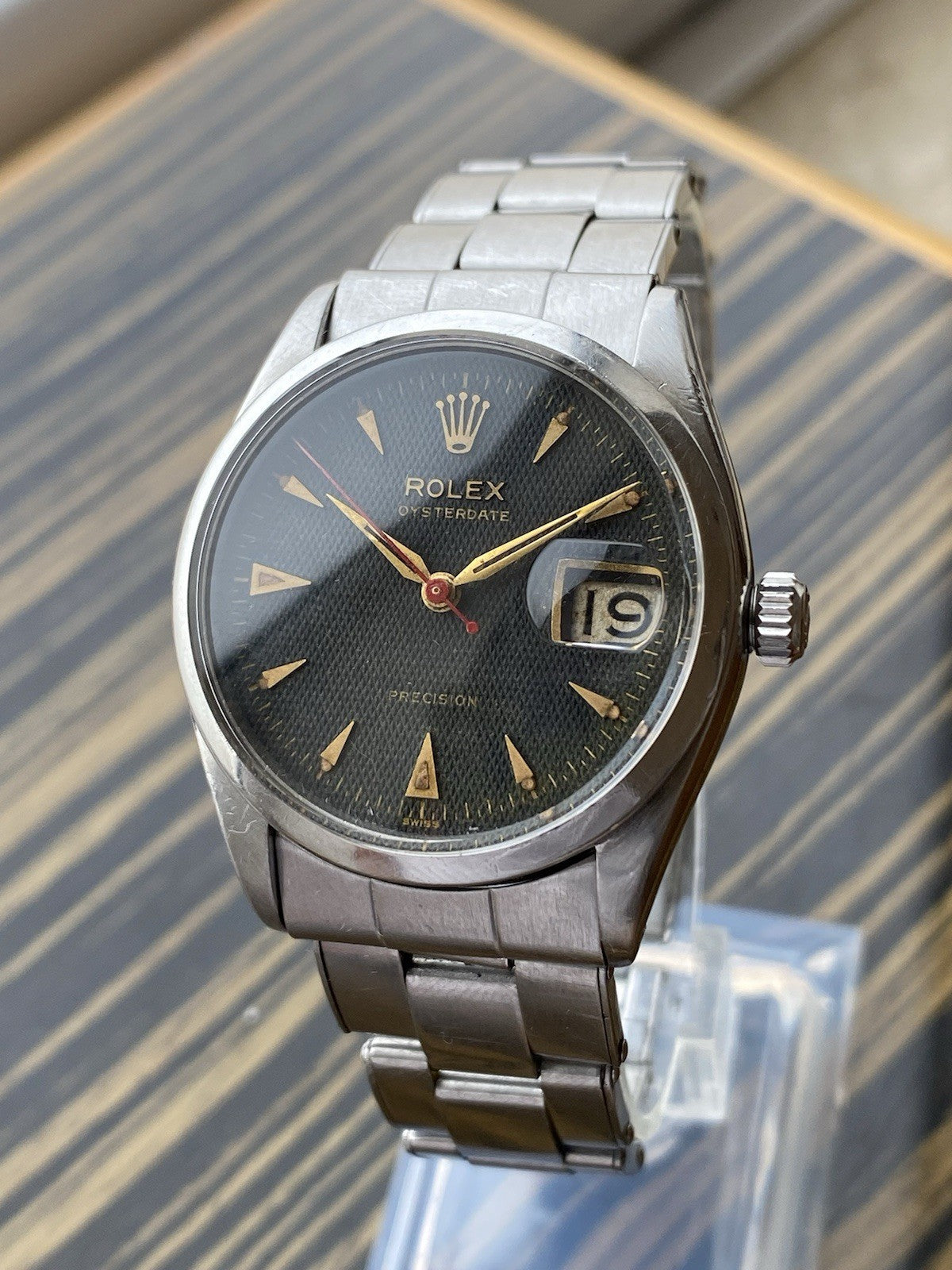 Rolex Oysterdate Precision Vintage Rare Watch Ref. 6294