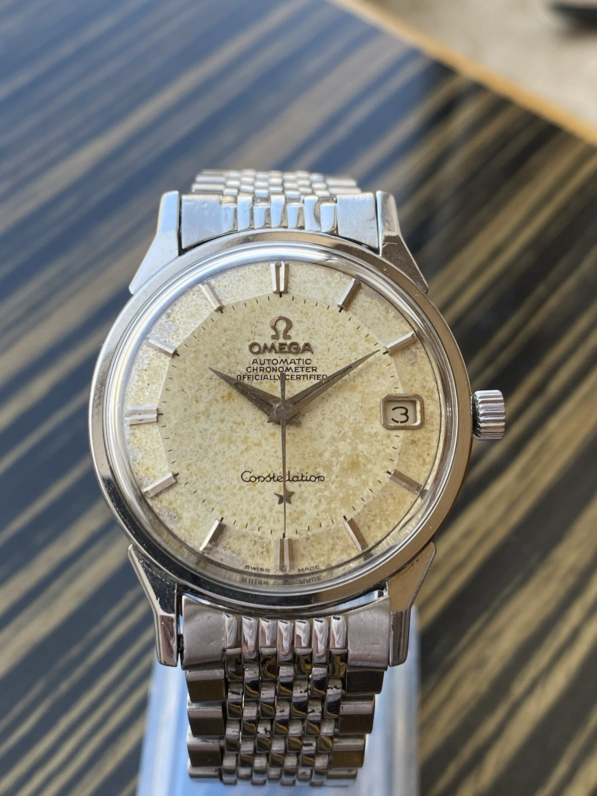 Omega Constellation Pie-Pan Chronometer Officially Certified