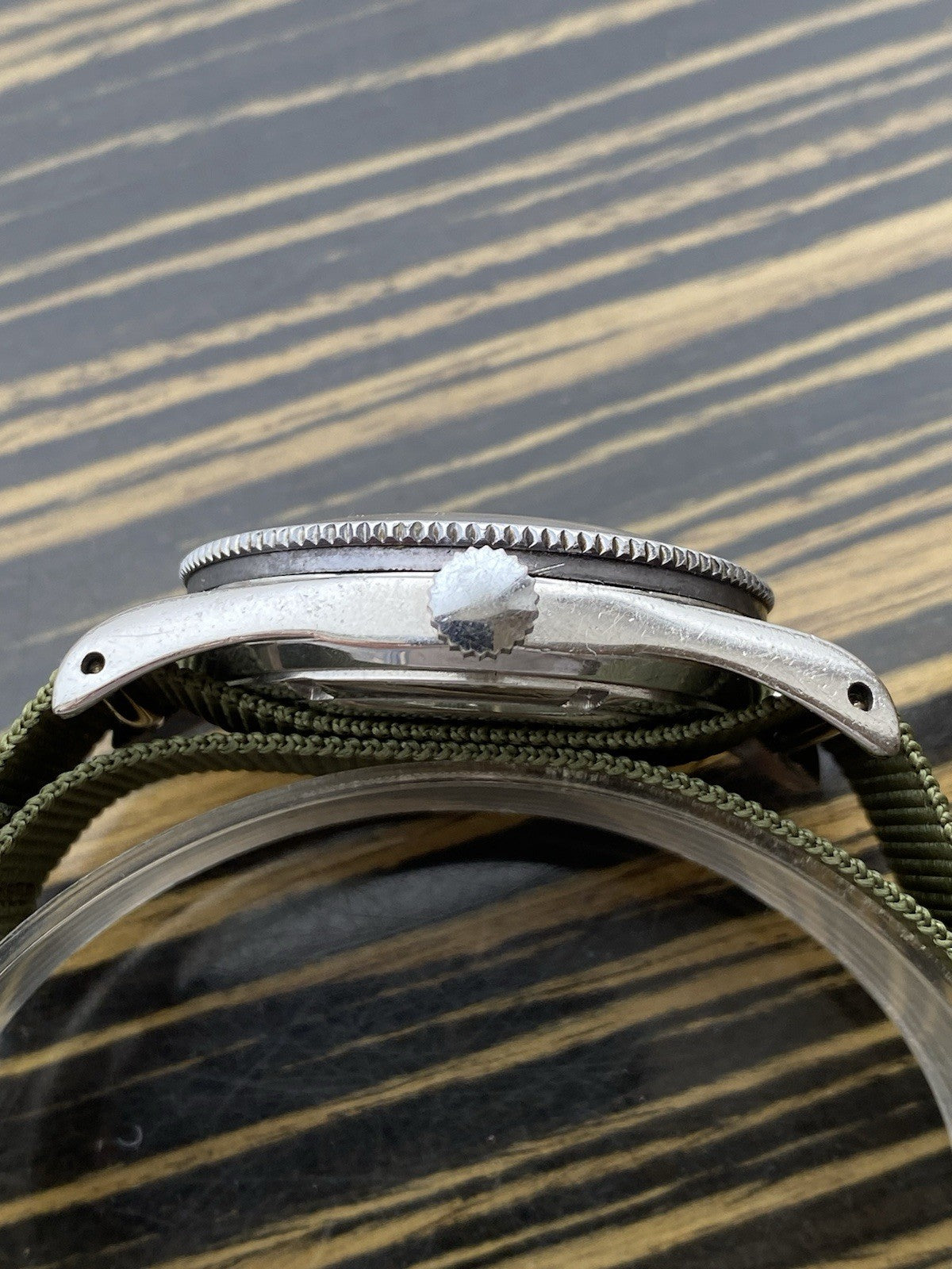 Technos Automatic Sky Diver Vintage Sub 1960's Swiss Made Watch 37mm