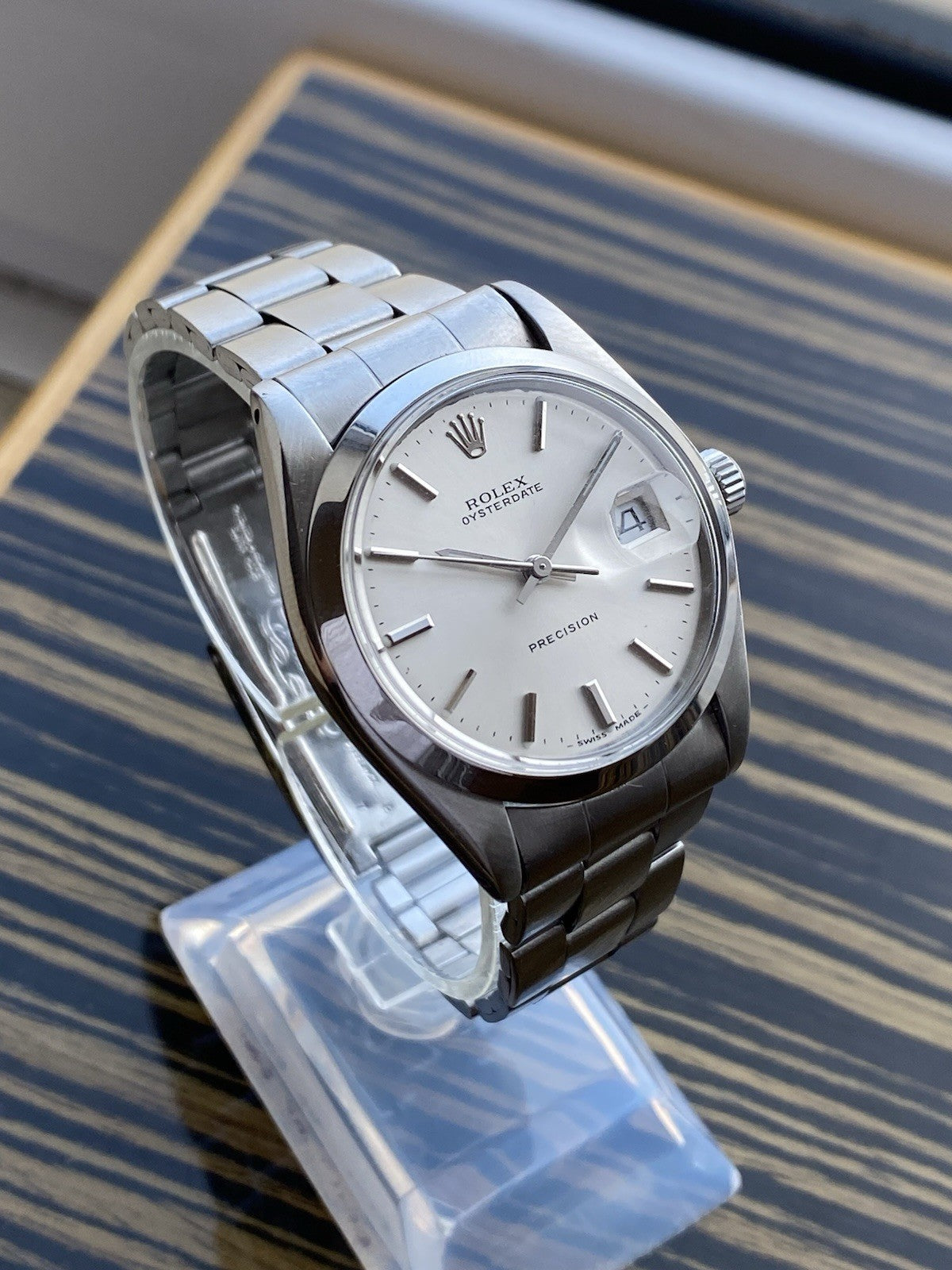 Rolex Oysterdate Precision Mechanical Vintage Watch