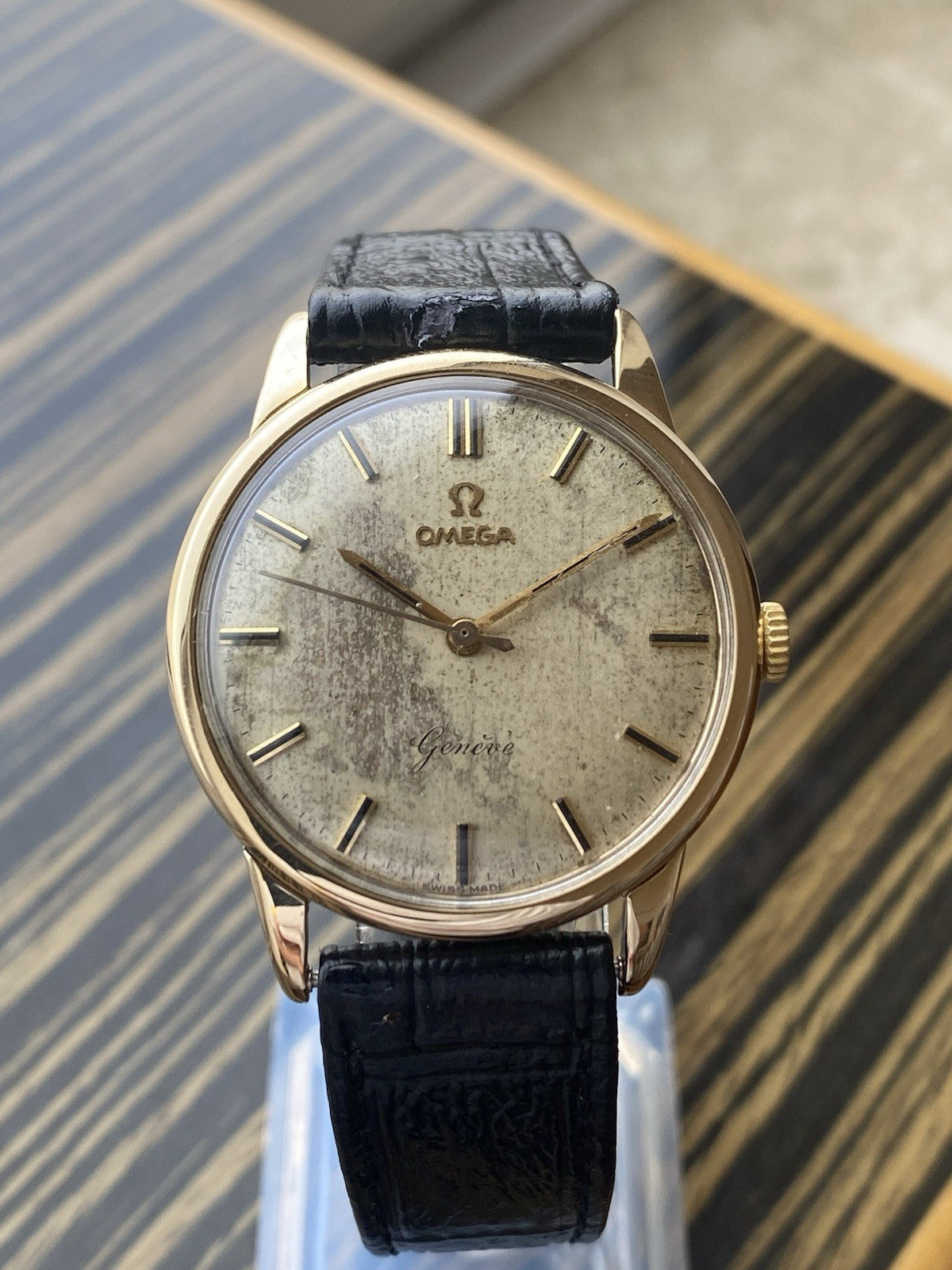 Vintage Omega 9 Carat Gold Watch