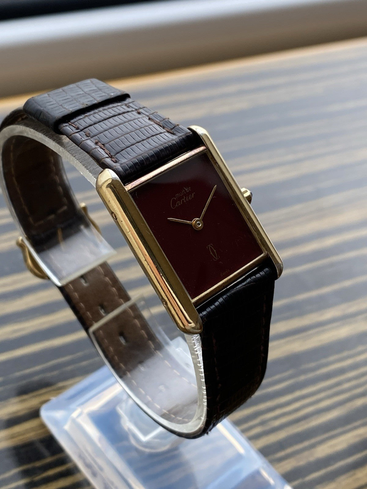 Must de Cartier Tank Vermeil Quartz Watch