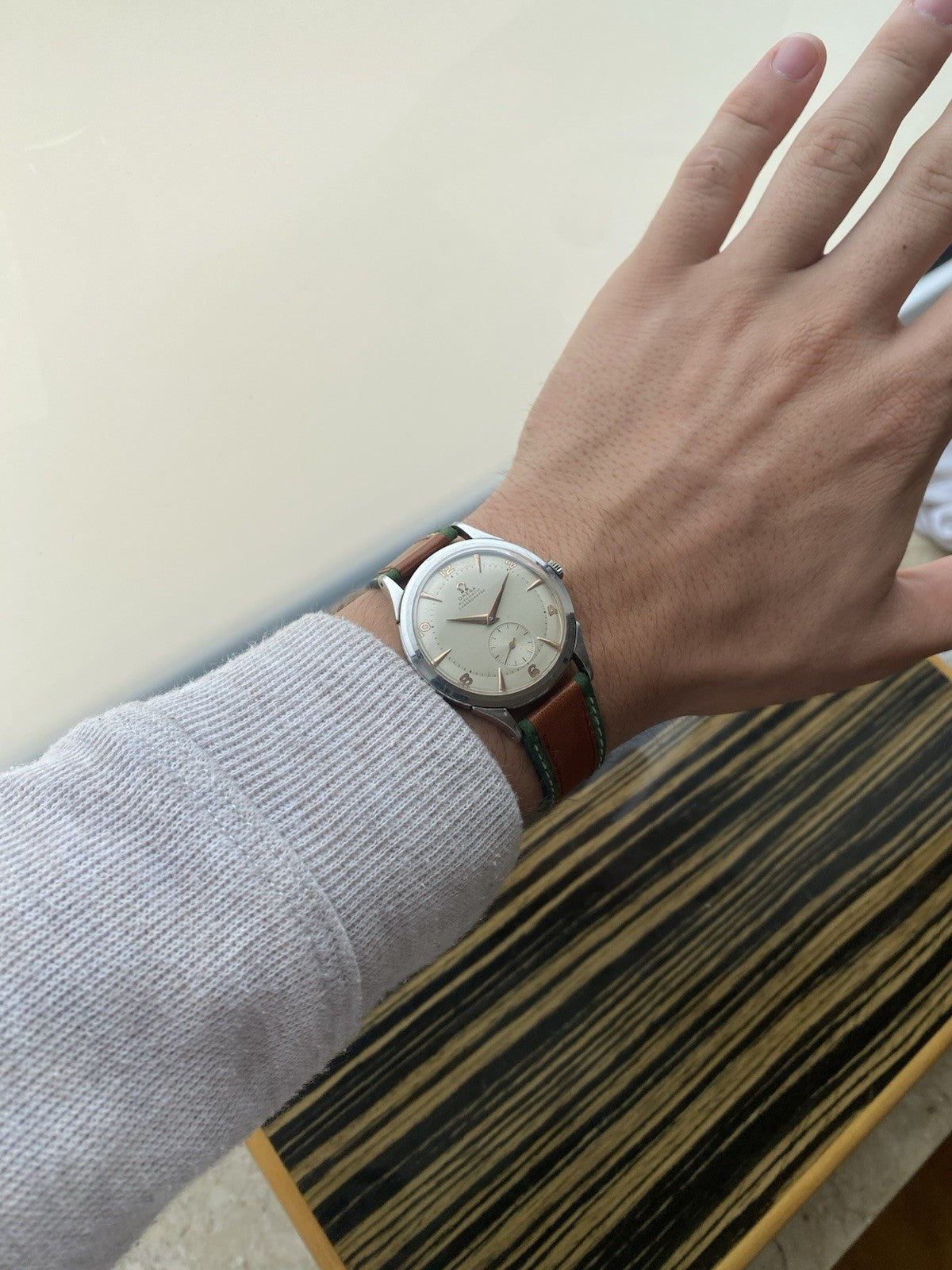 Omega Cronometre Automatic Vintage Bumper Watch