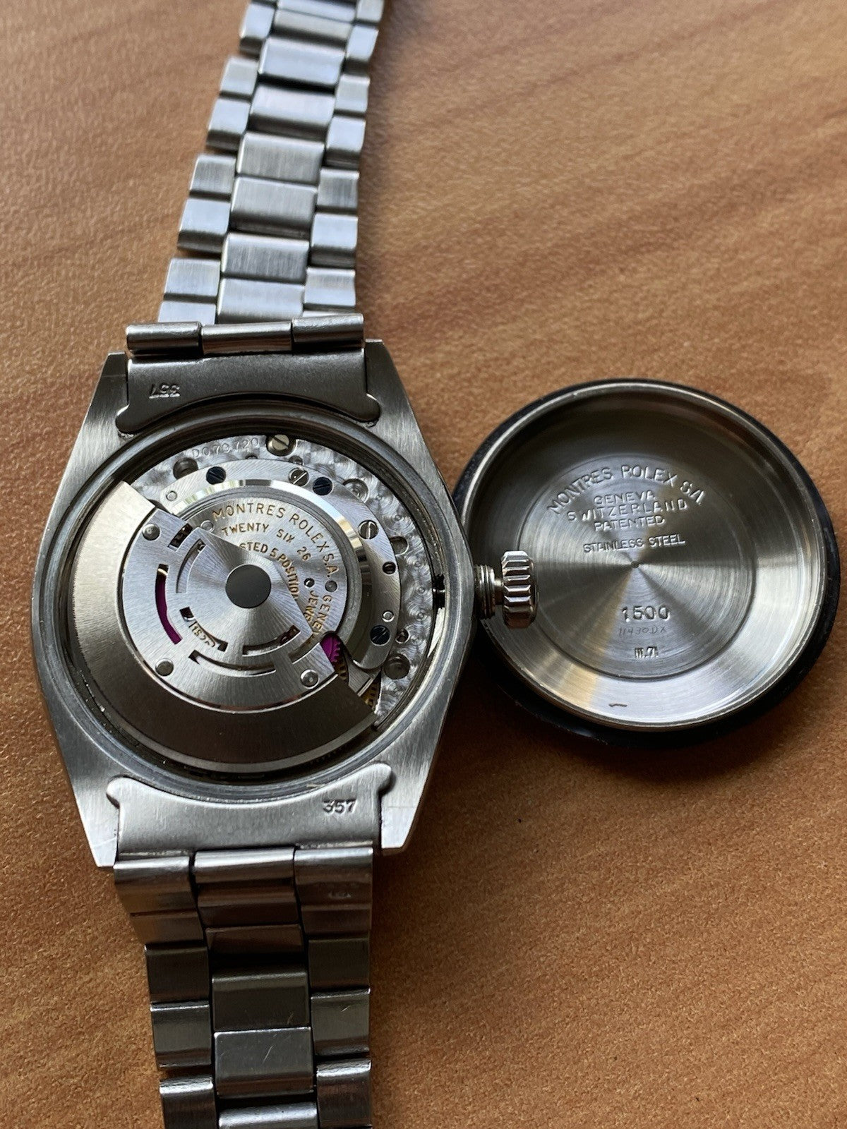 Rolex Date Automatic Vintage Watch Ref 1500