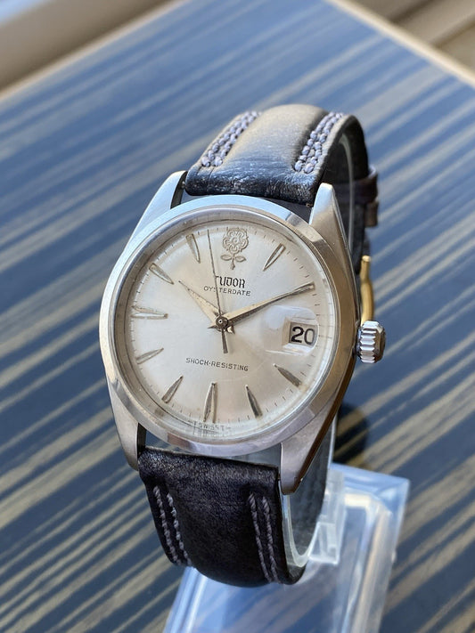 Vintage Tudor Big Rose Oysterdate Shock-Resisting