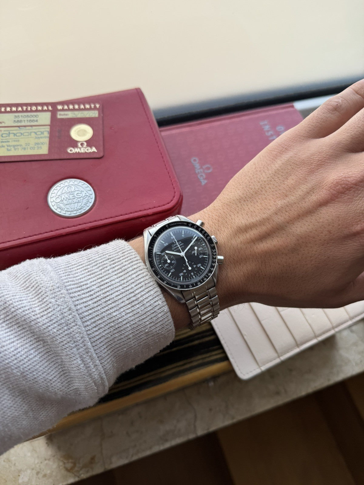 Omega Speedmaster Reduced Automatic Chronograph full set