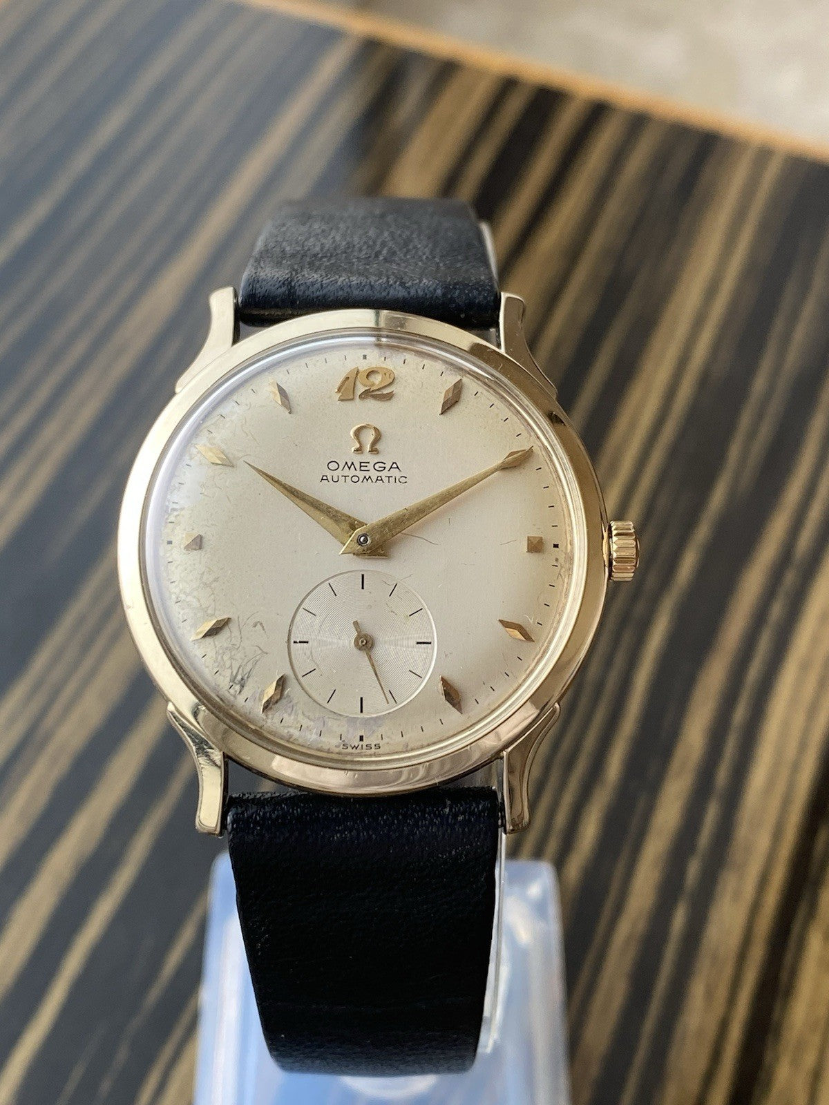 Vintage Bumper Omega Gold Filled Watch
