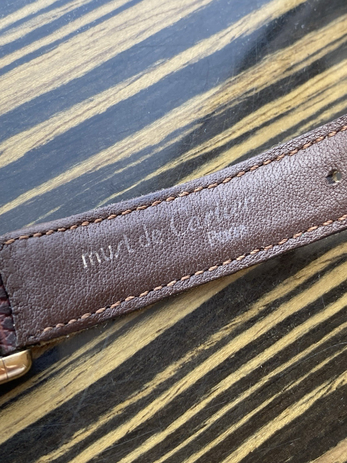 Must de Cartier Tank Vermeil Mechanical Watch