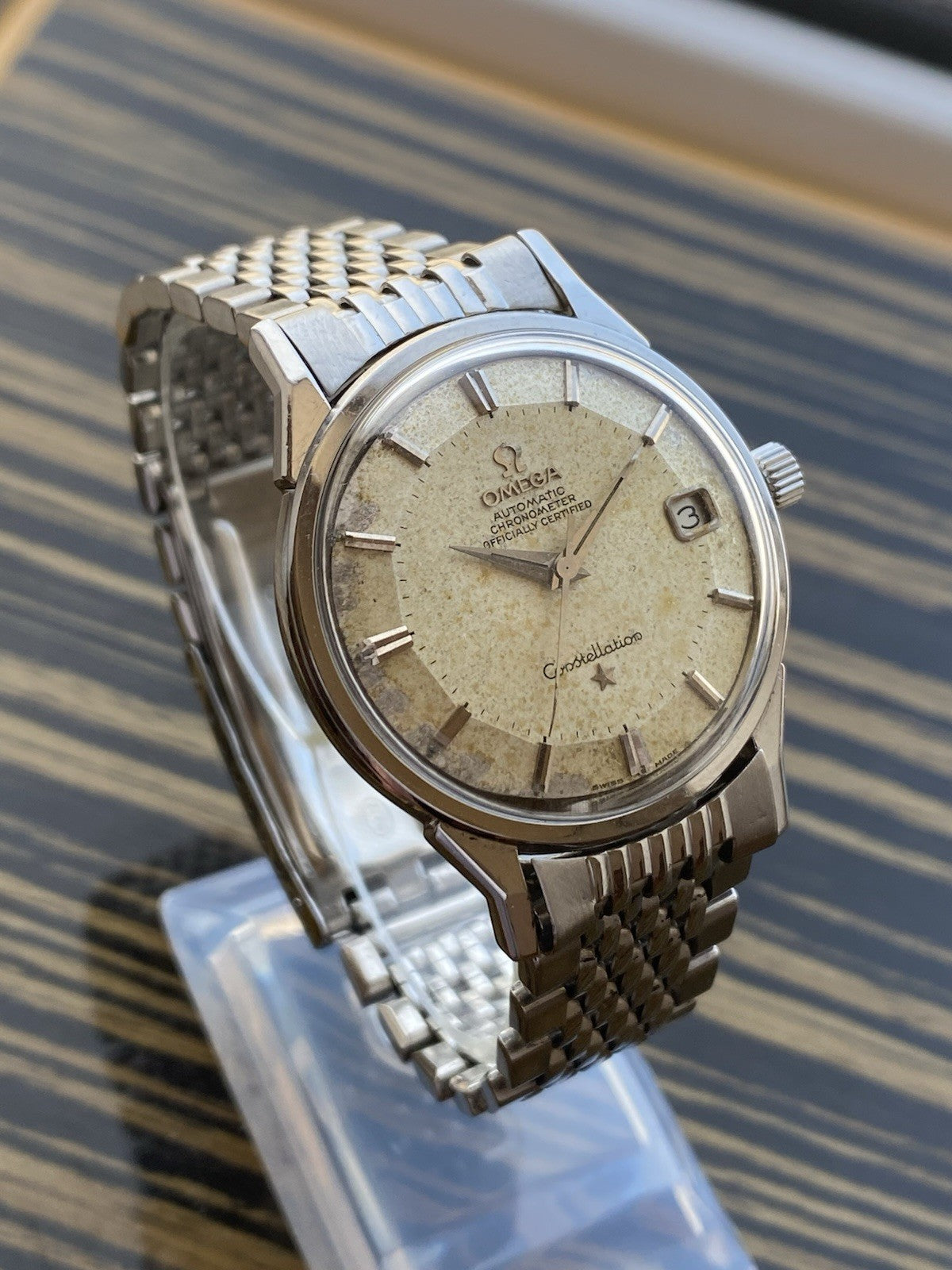 Omega Constellation Pie-Pan Chronometer Officially Certified
