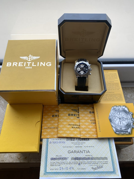 Breitling Cockpit Automatic Chronograph Full Set Swiss Watch