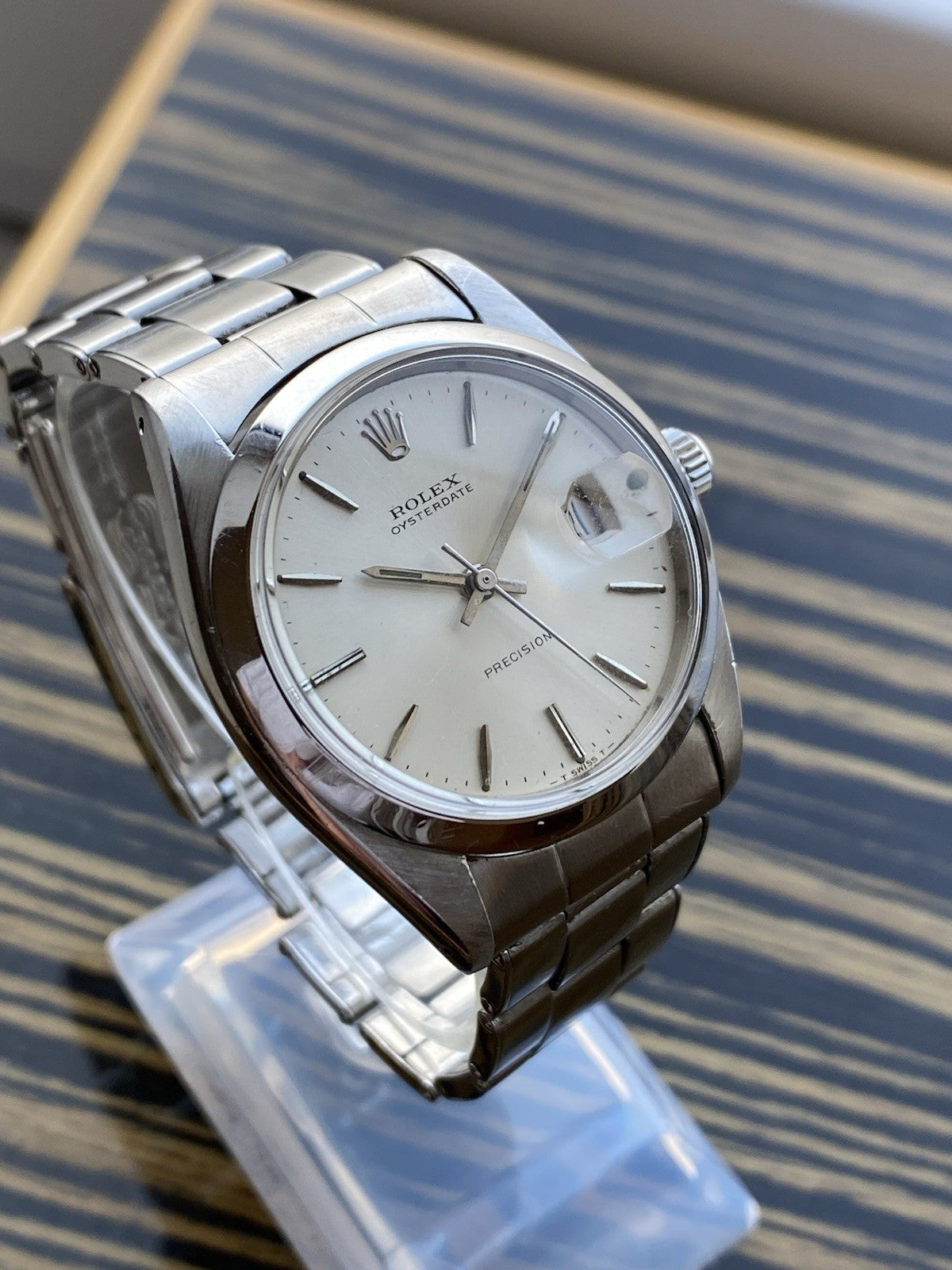 Rolex Oysterdate Precision Mechanical Vintage Watch