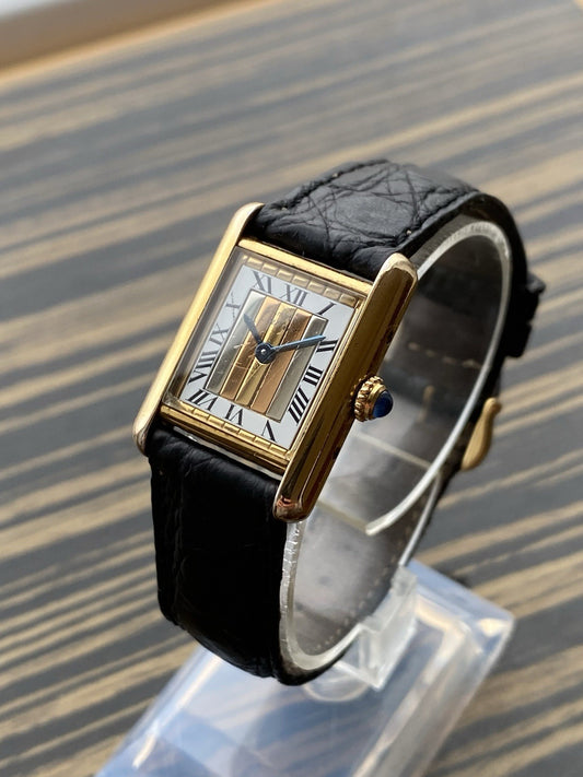 Must de Cartier Tank Vermeil Quartz Ladies Watch