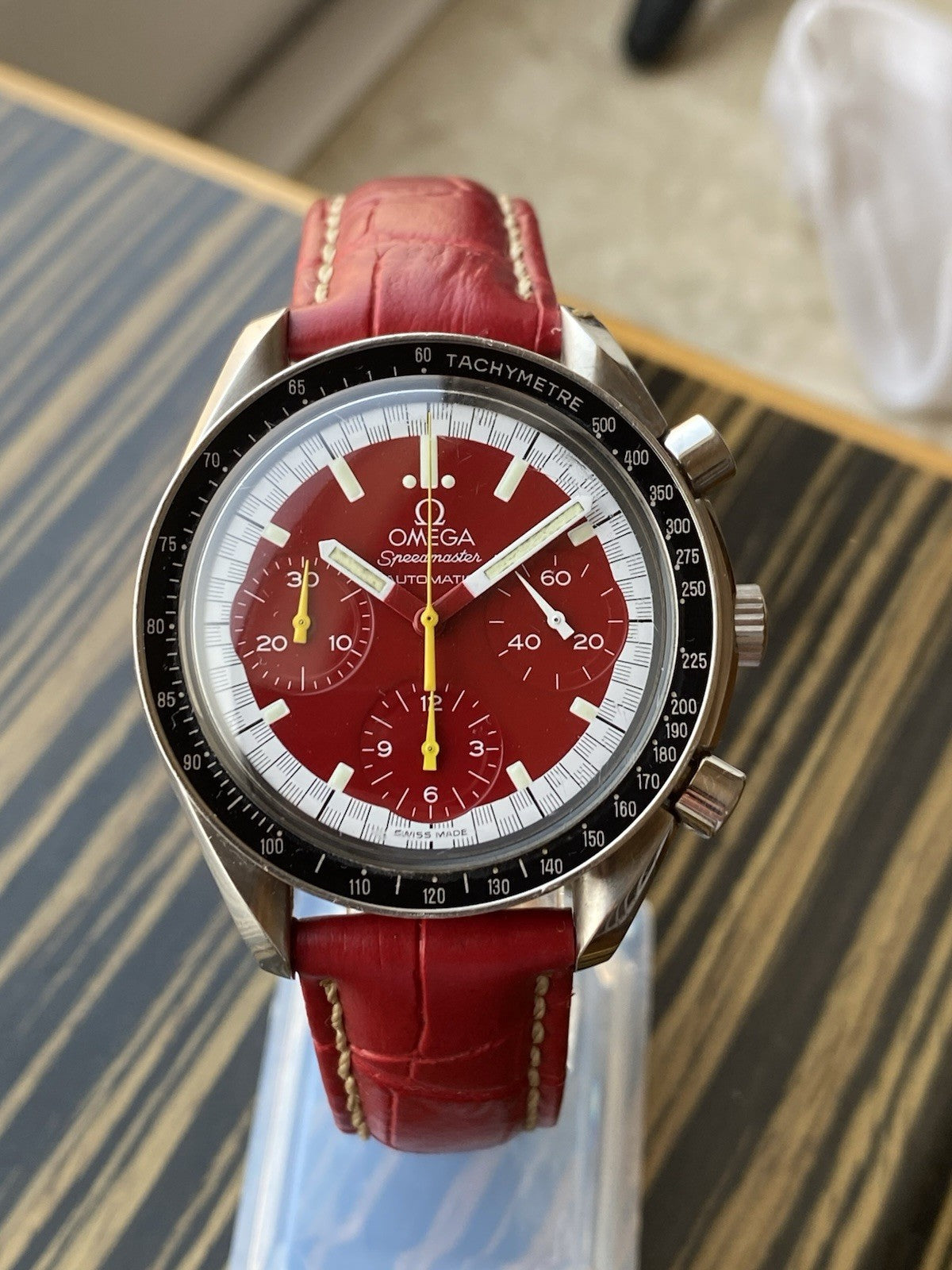 Omega Speedmaster Schumacher 39mm Automatic Watch