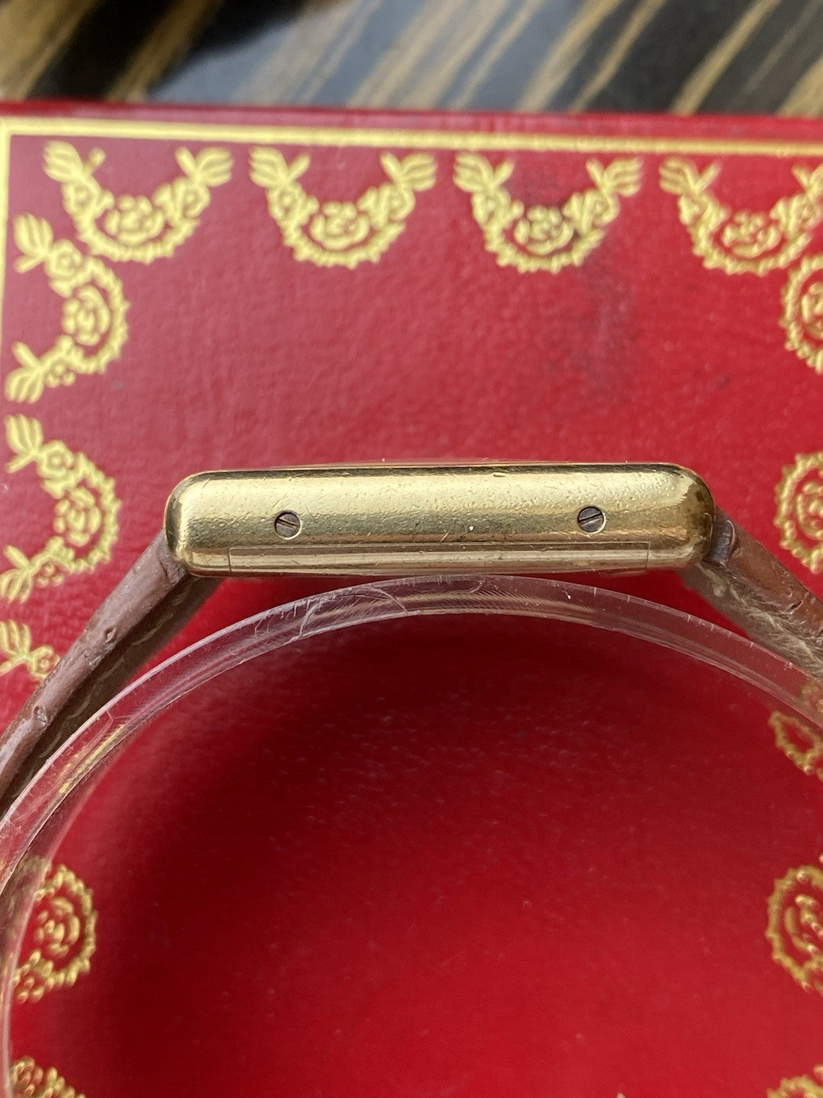 Must de Cartier Tank Vermeil Mechanical Watch