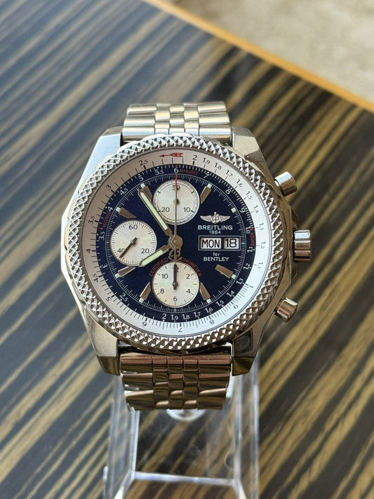 Breitling for Bentley GT Automatic blue Chronograph A13362 45mm