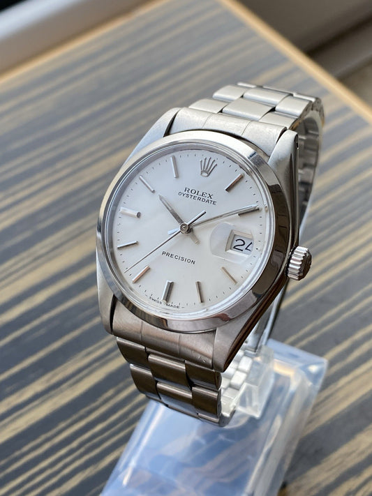 Rolex Oysterdate Precision Mechanical Vintage Watch