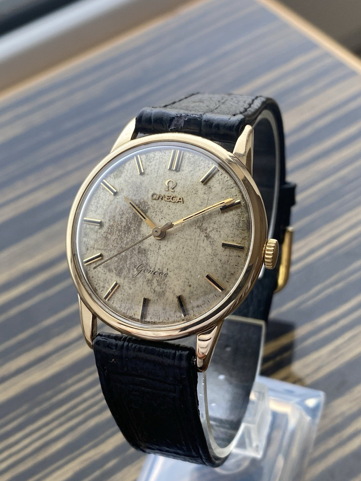 Vintage Omega 9 Carat Gold Watch