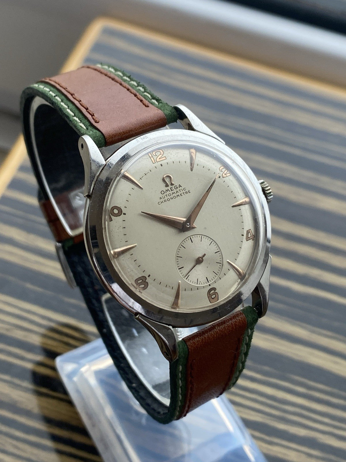 Omega Cronometre Automatic Vintage Bumper Watch