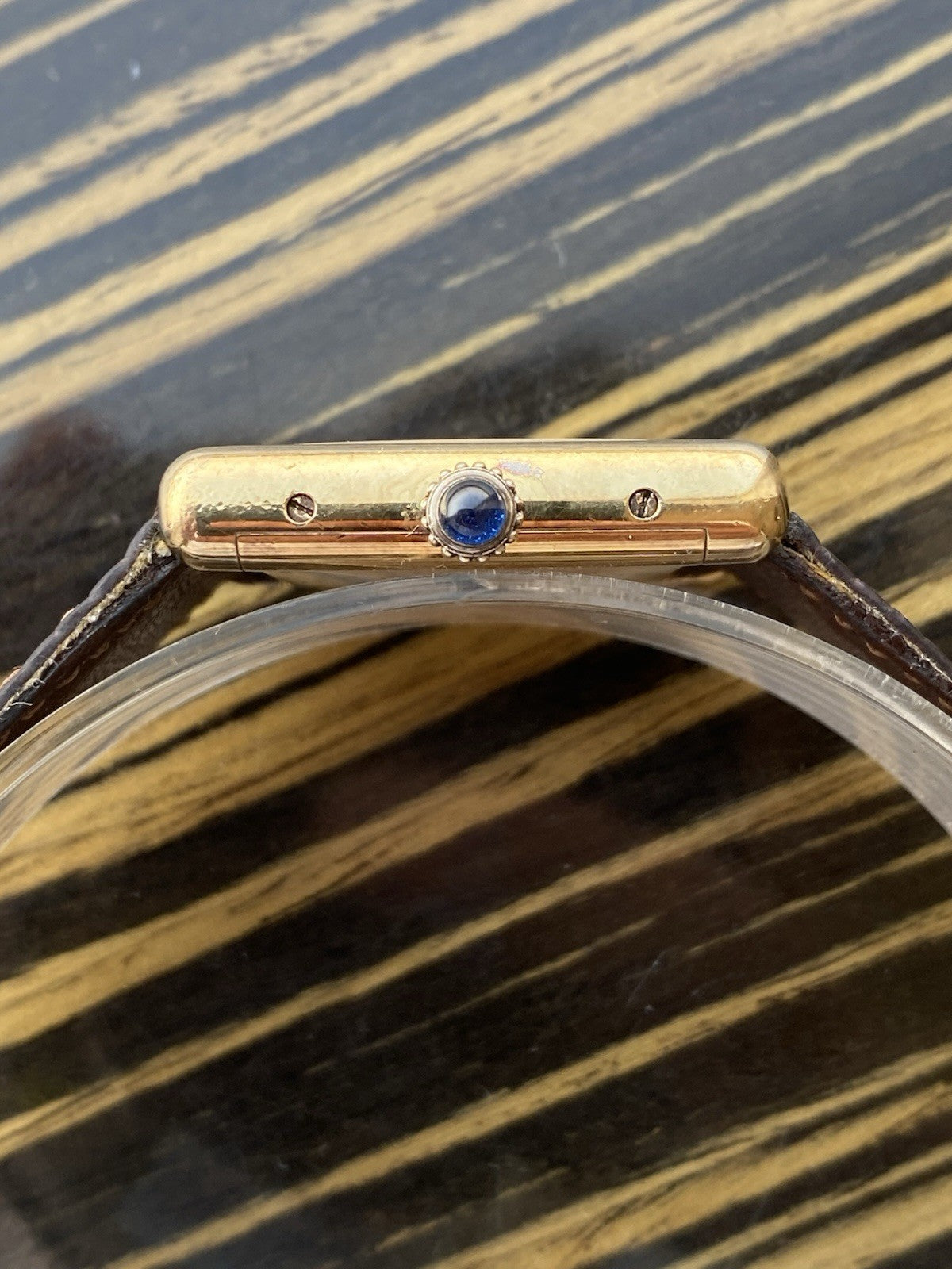 Must de Cartier Tank Vermeil Mechanical Watch