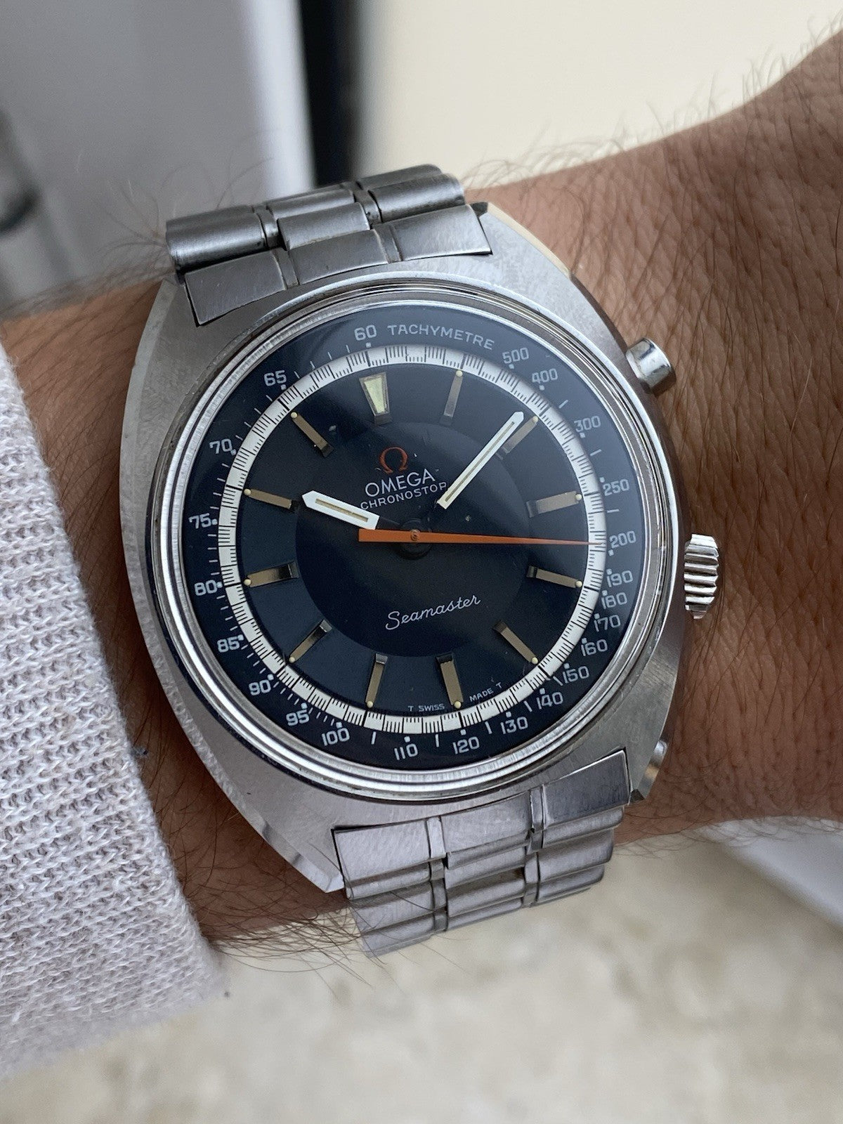 Vintage Omega Seamaster Chronostop 41mm Mechanical Watch