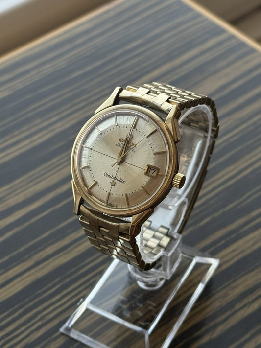 Omega Constellation Chronometer Automatic Vintage ref 162.025 pie pan