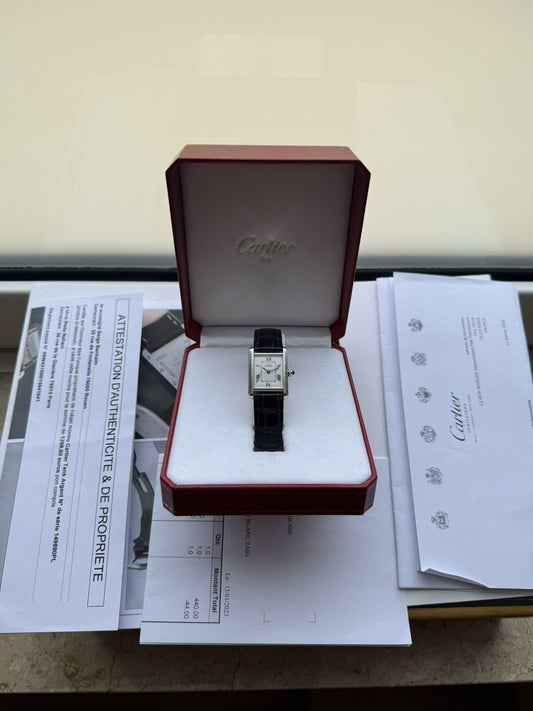Must de Cartier Tank Quartz small-Size Watch Ref 2416