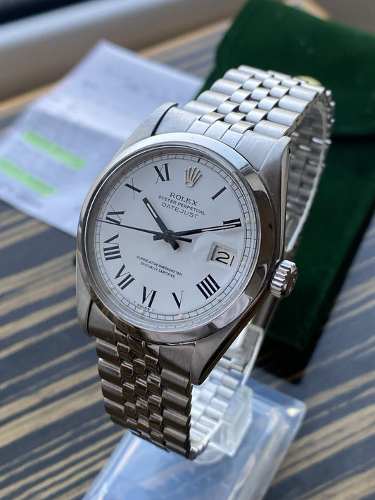 Rolex Datejust 36mm Automatic Vintage Watch Ref 1600