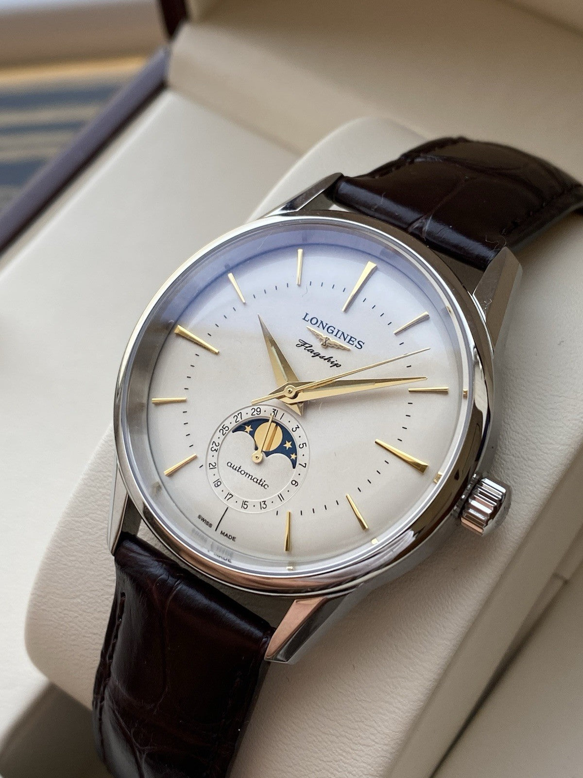 Longines Flagship Heritage Automatic Watch Full Set 2025