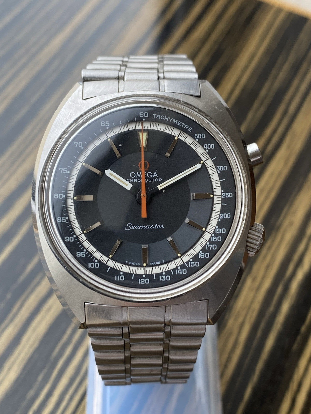 Vintage Omega Seamaster Chronostop 41mm Mechanical Watch