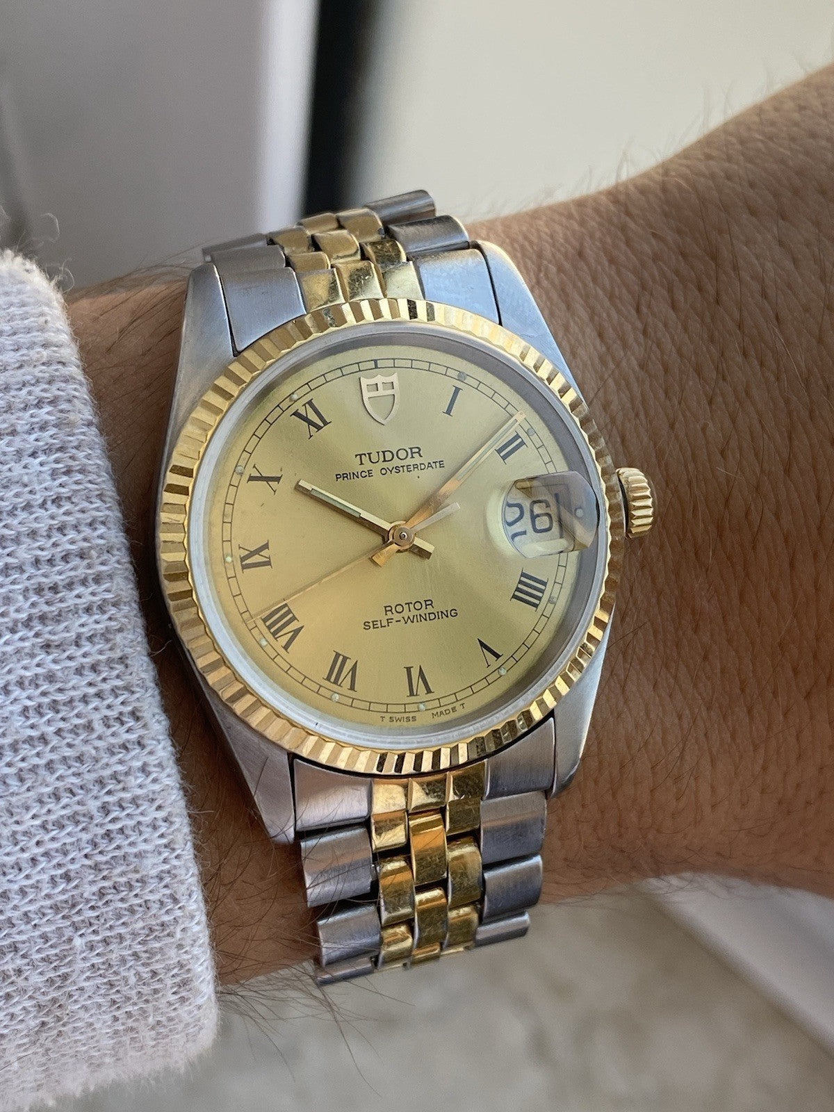 Tudor Prince OysterDate 34mm Automatic Watch