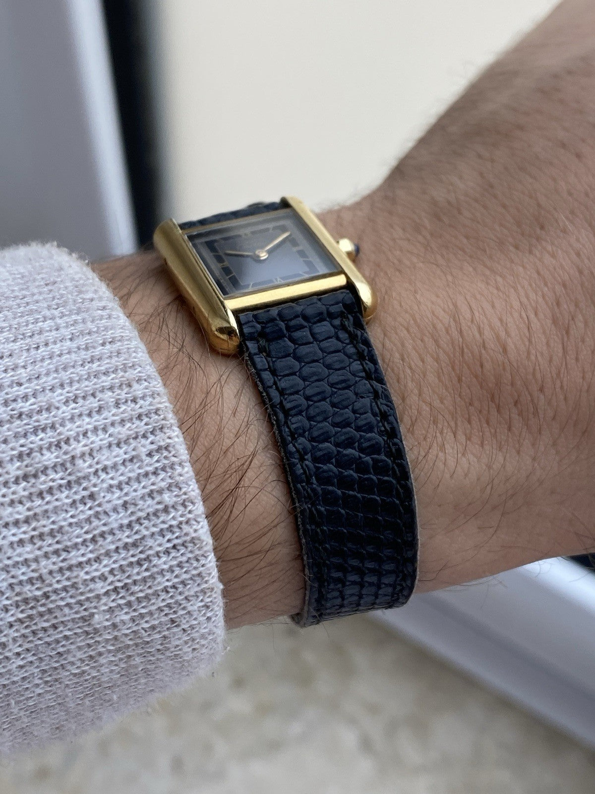 Must de Cartier Tank Vermeil Quartz Watch