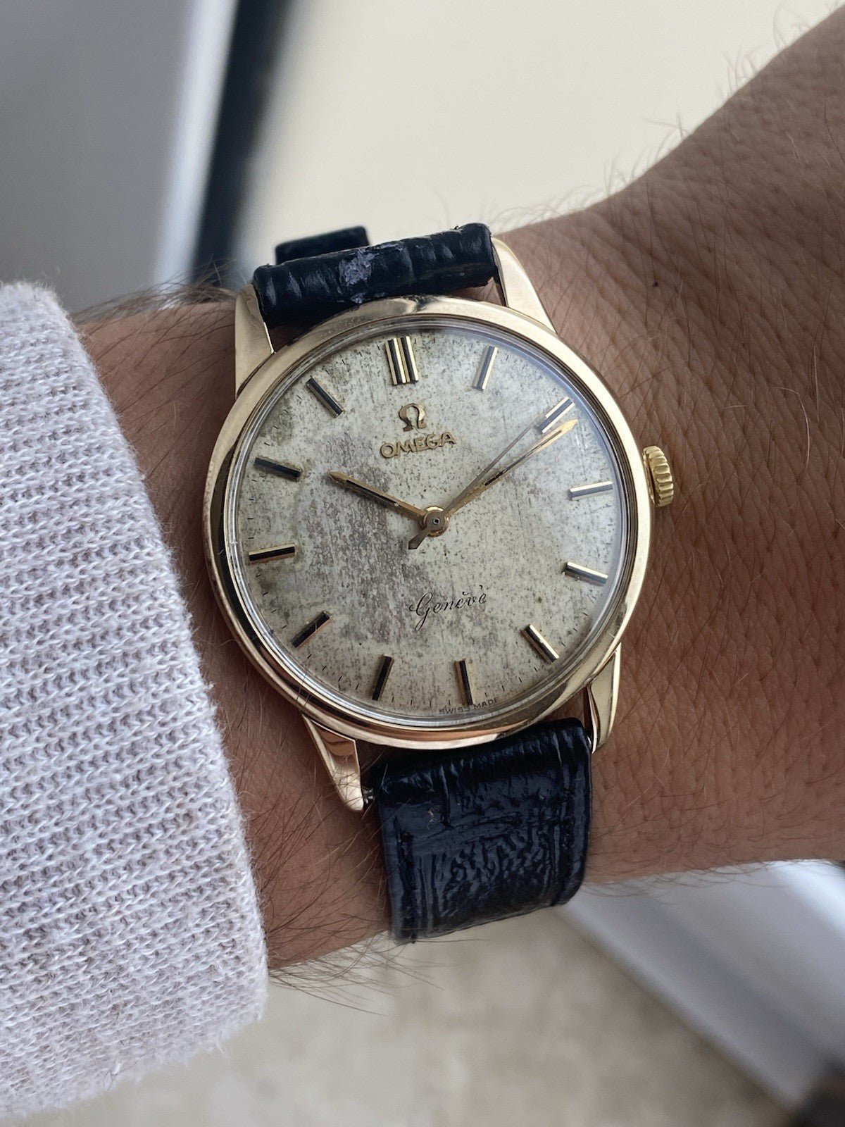 Vintage Omega 9 Carat Gold Watch
