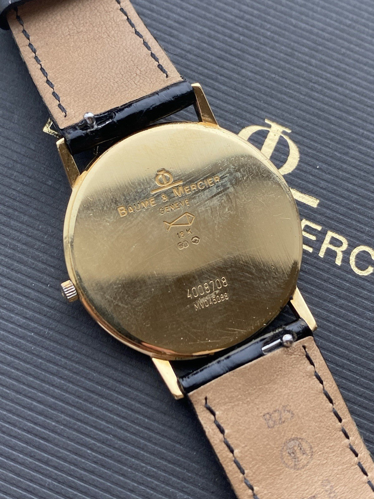 18kt Gold Baume & Mercier Genève Watch