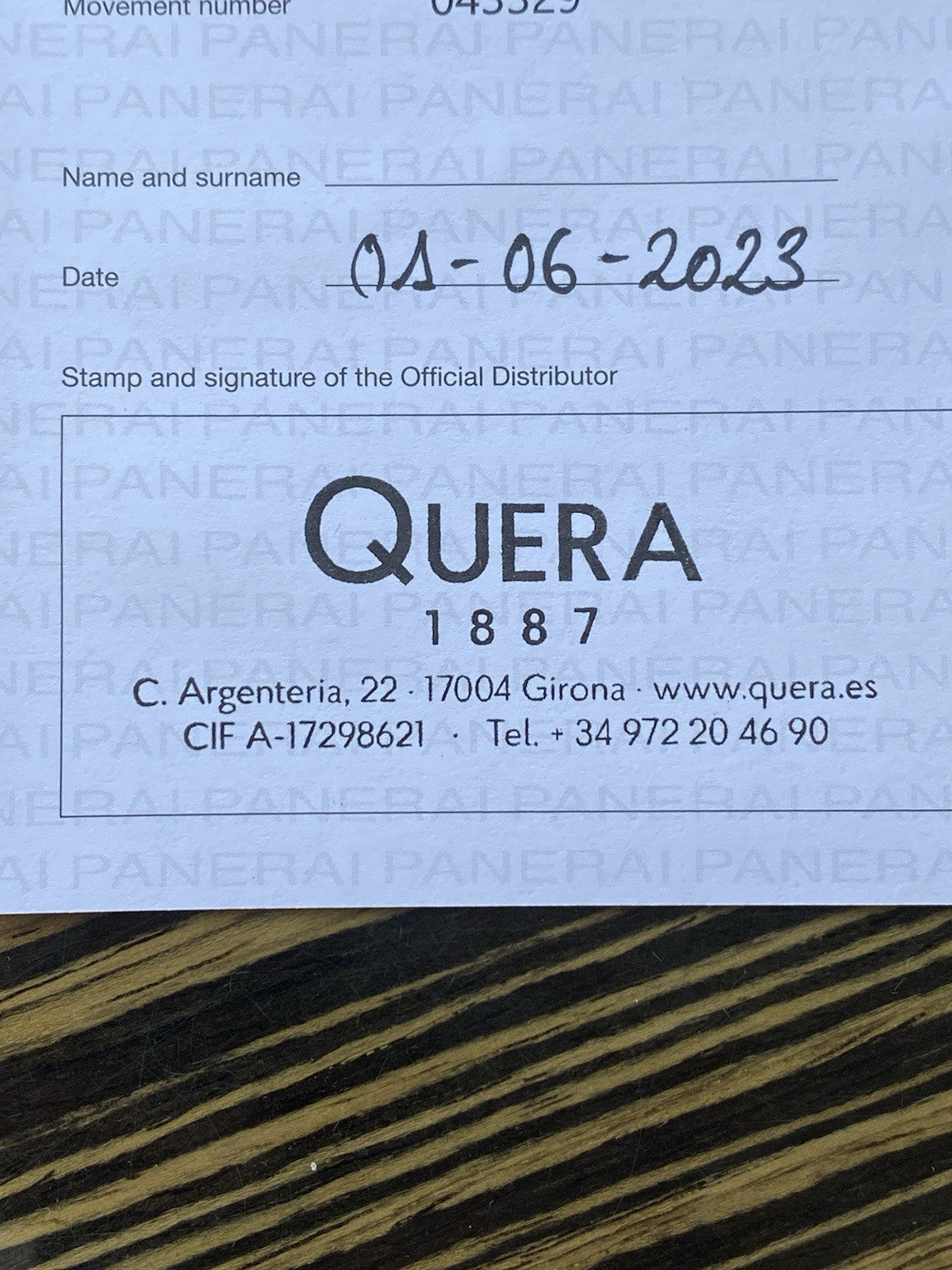 Panerai Radiomir Full Set 46mm 2023 Watch