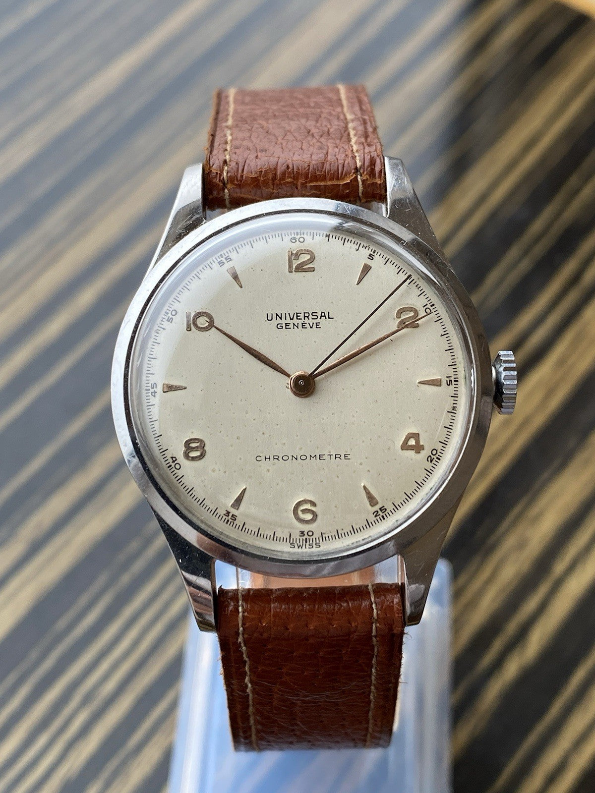 Vintage Universal Genève Chronometre Watch super Rare