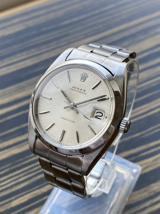Rolex Oysterdate Precision Mechanical Vintage Watch