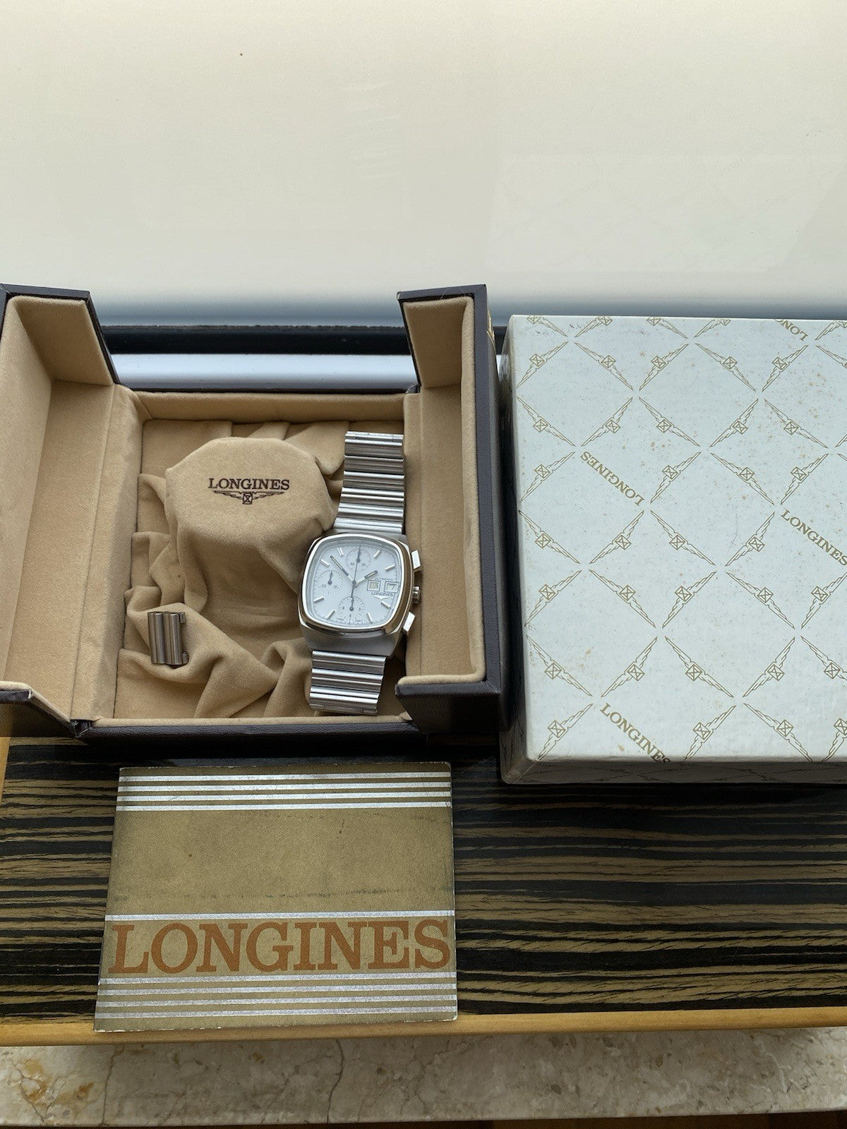 Rare Longines Ultronic Chronograph Vintage Watch