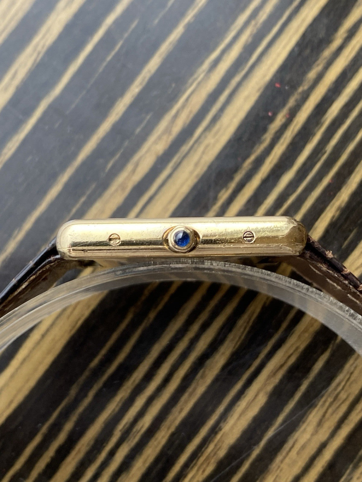 Must de Cartier Tank Vermeil Quartz Watch