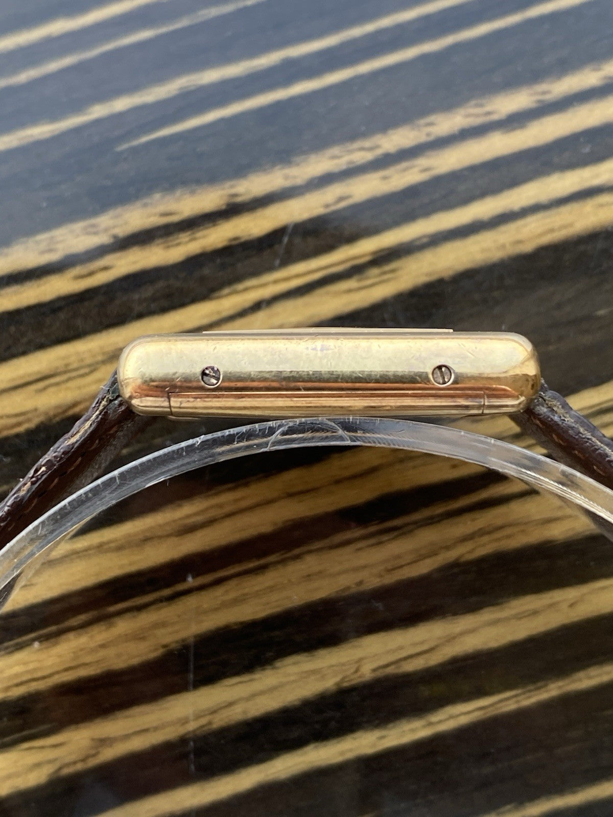 Must de Cartier Tank Vermeil Mechanical Watch