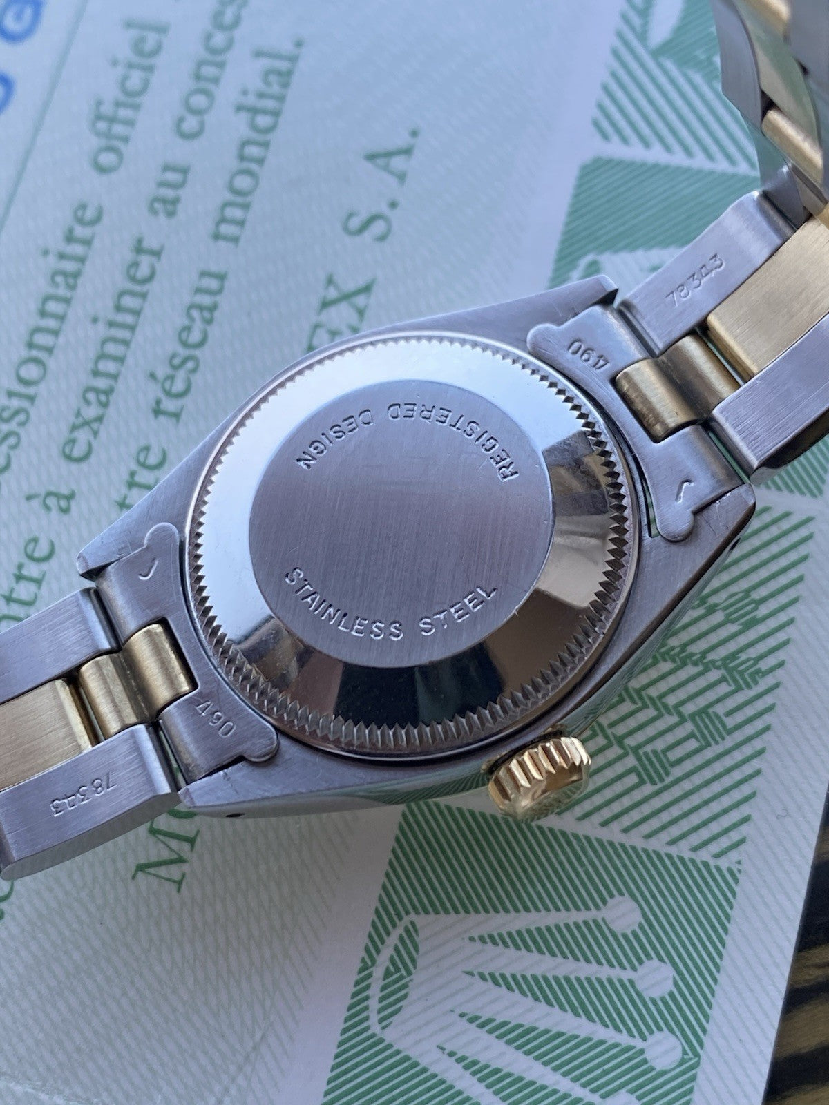 Rolex Oyster Perpetual Date Lady Vintage 26mm Watch