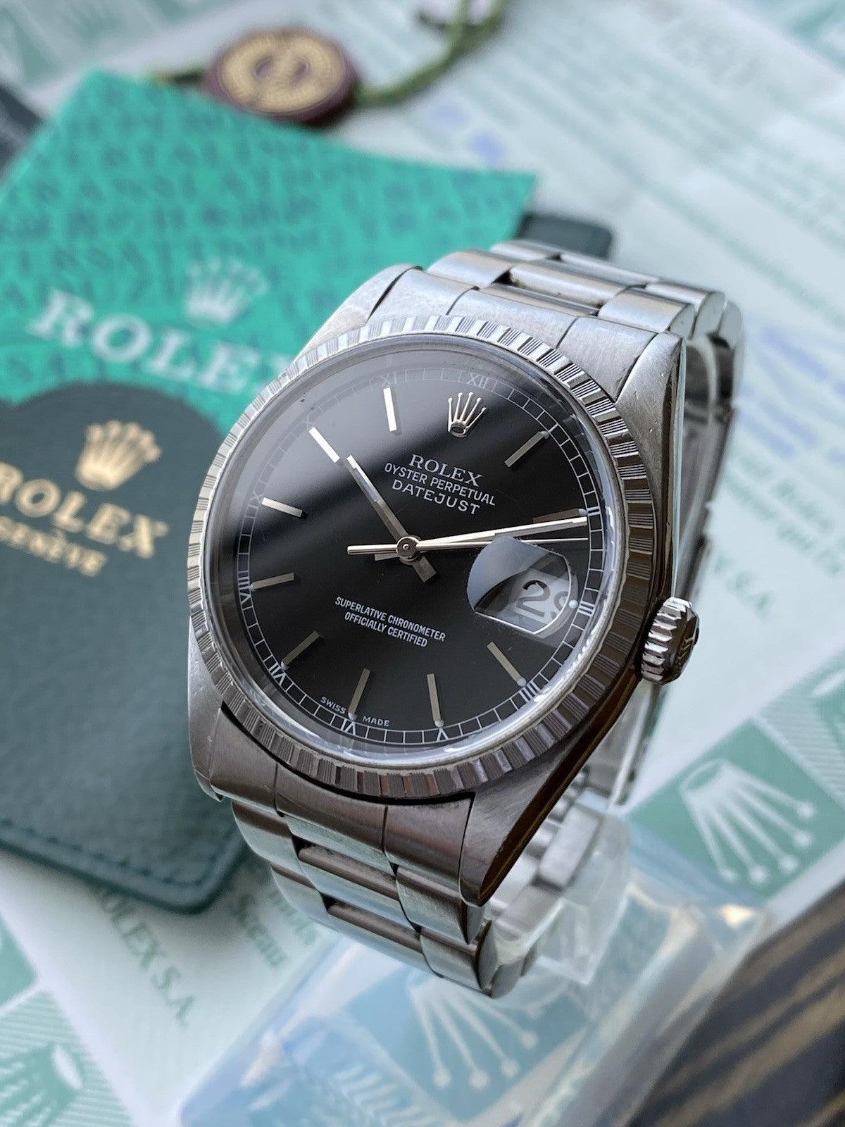 Rolex Datejust Oyster Perpetual 36mm ref. 16220 Black Dial