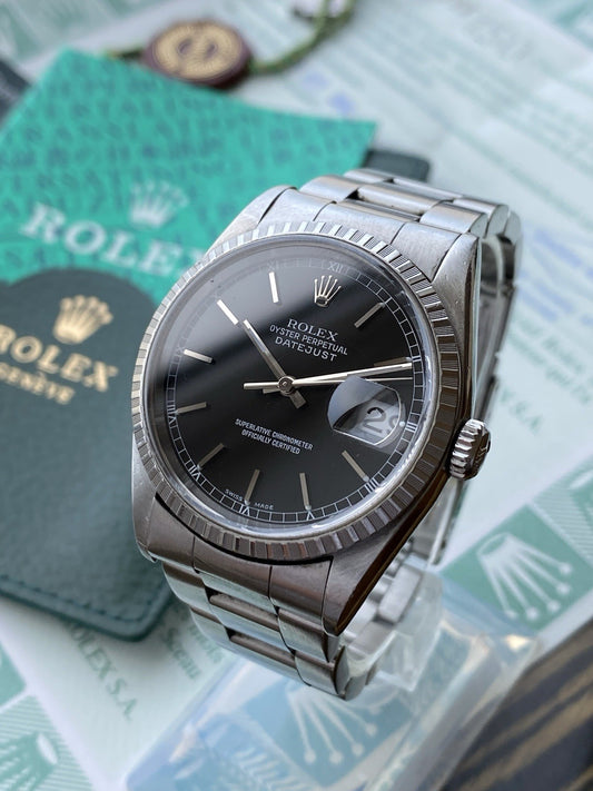 Rolex Datejust Oyster Perpetual 36mm ref. 16220 Black Dial