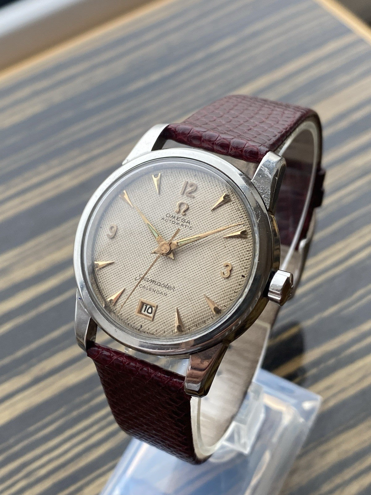 Omega Seamaster Calendar Automatic Vintage Bumper Watch