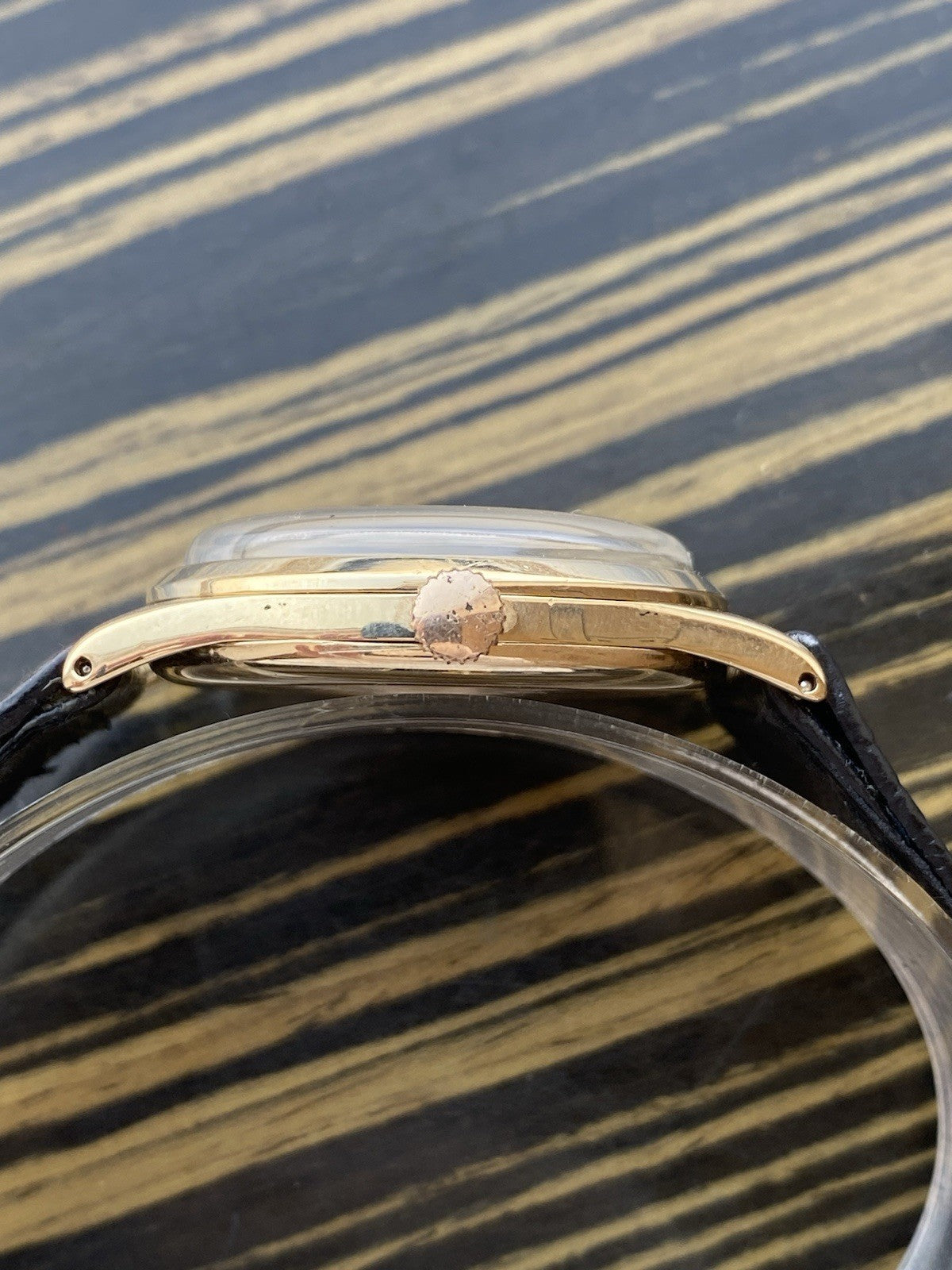 Vintage Omega 9 Carat Gold Watch