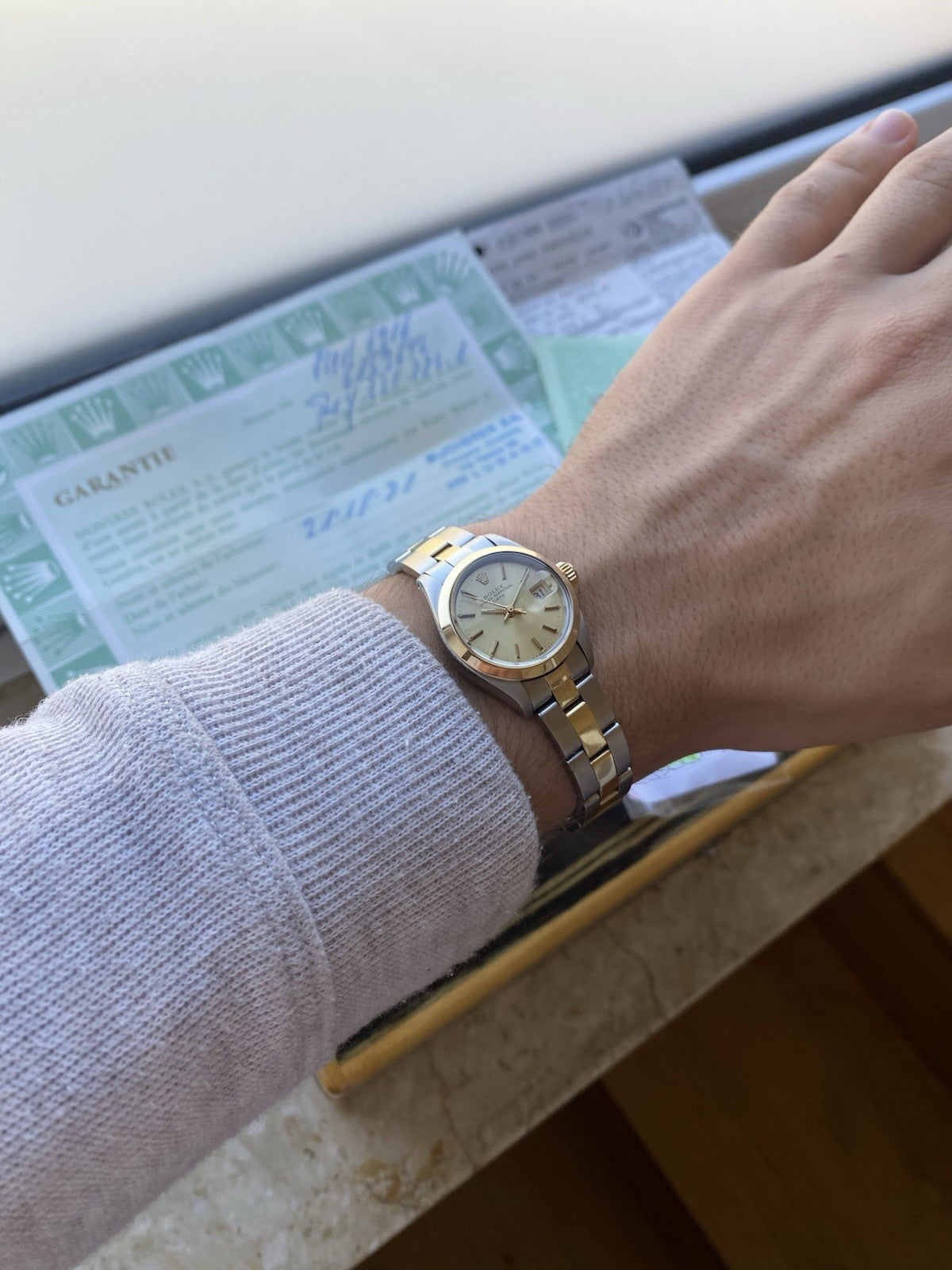 Rolex Oyster Perpetual Date Lady Vintage 26mm Watch