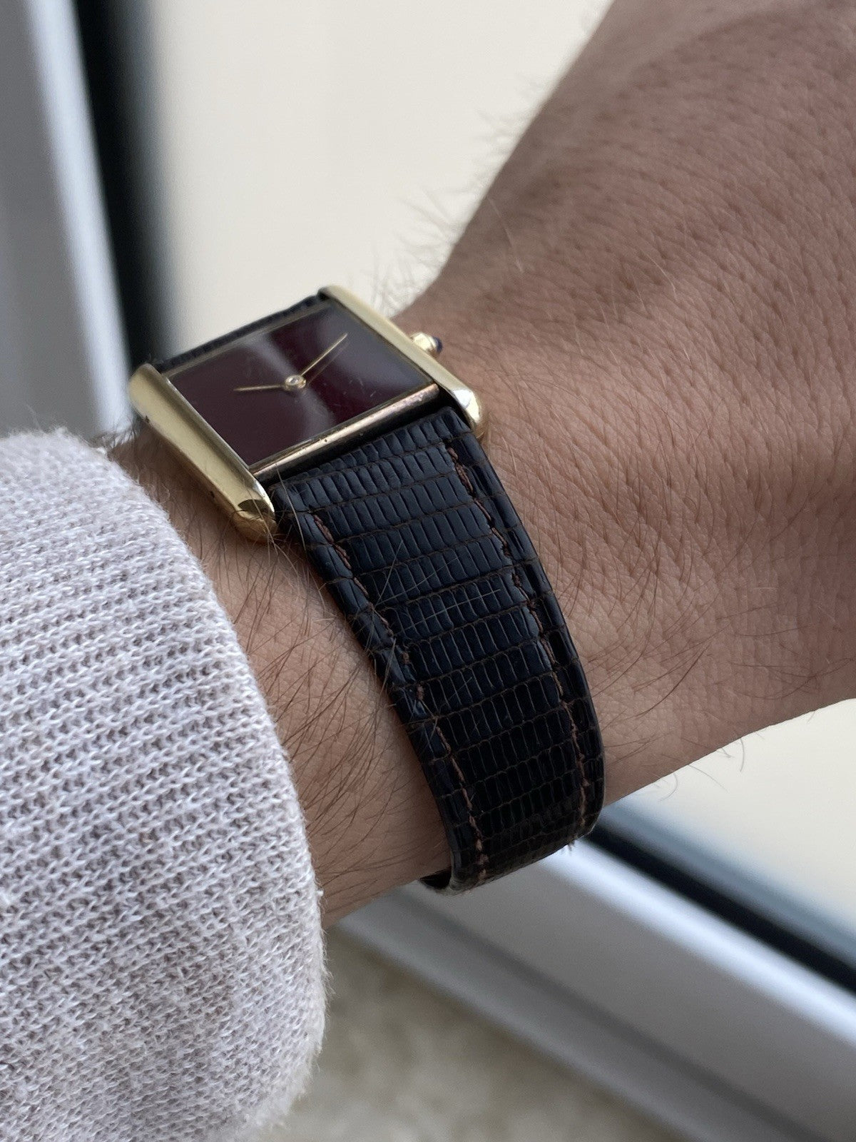 Must de Cartier Tank Vermeil Quartz Watch