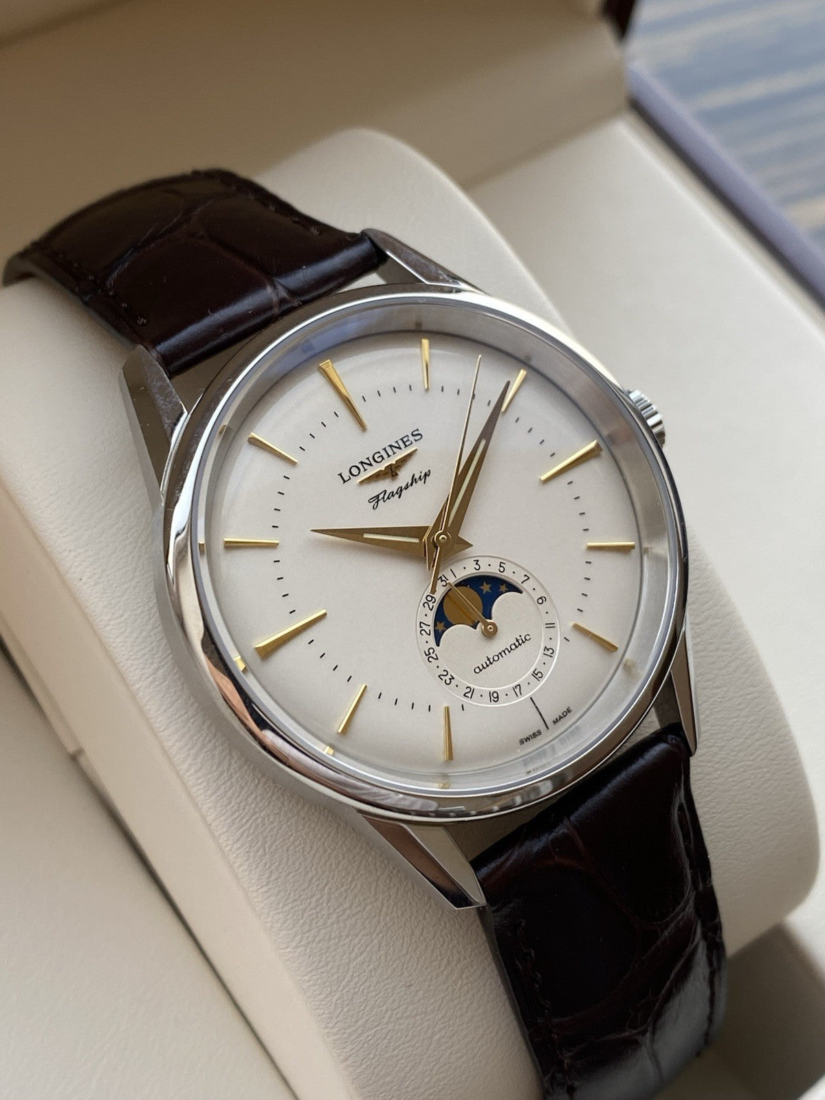 Longines Flagship Heritage Automatic Watch Full Set 2025