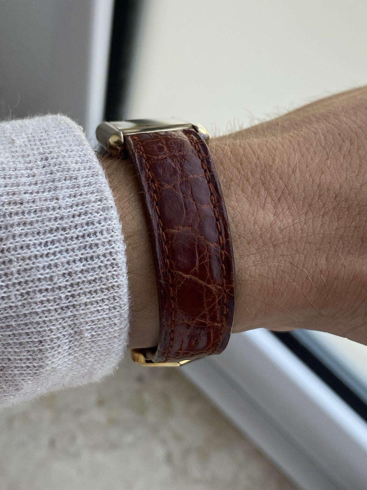 Must de Cartier Tank Vermeil Mechanical Watch