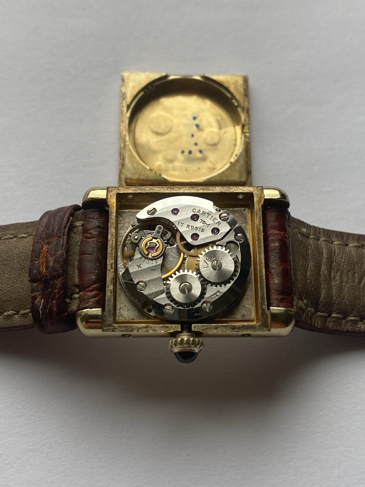 Must de Cartier Tank Vermeil Mechanical Watch